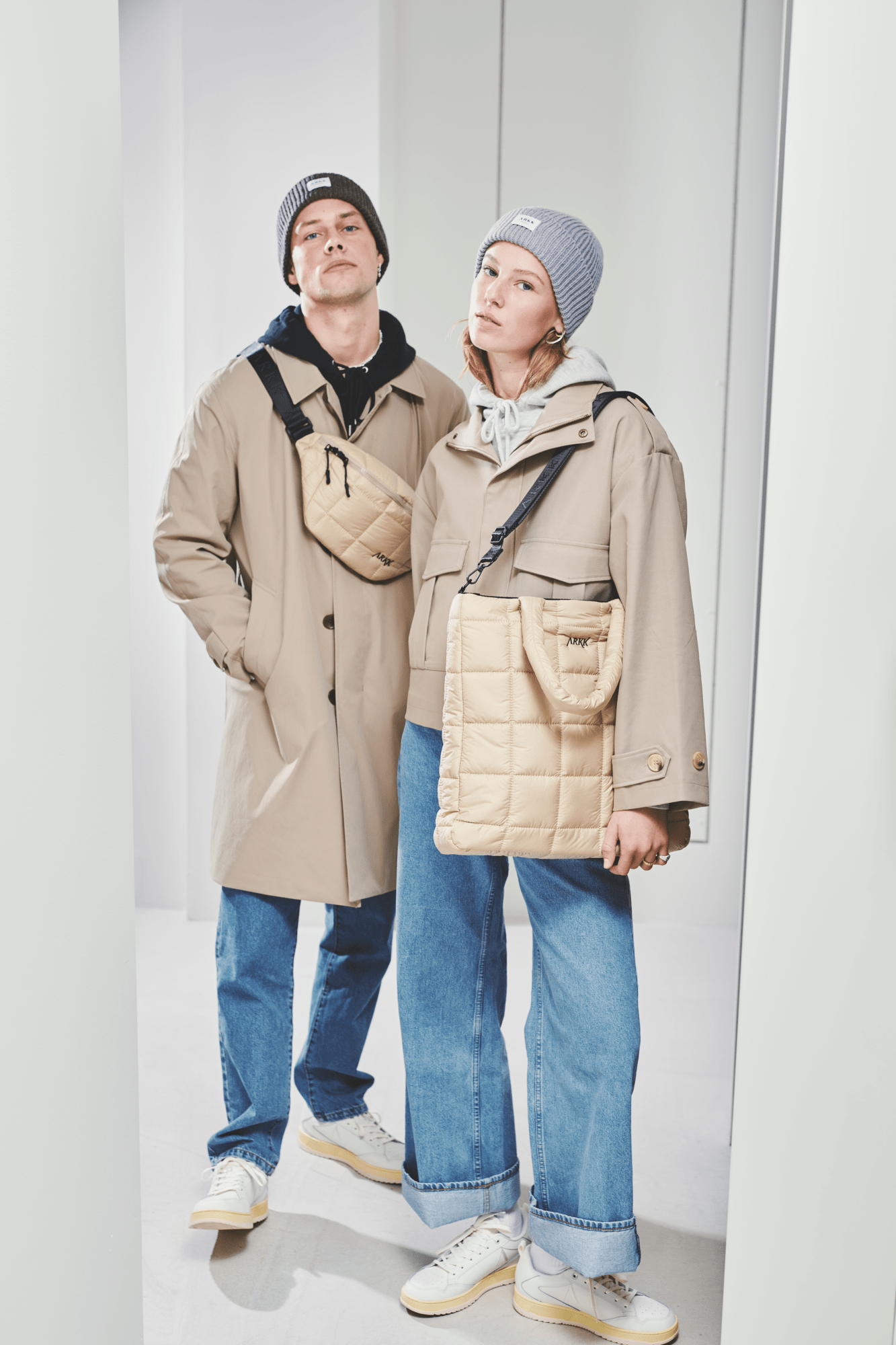 ARKK Accessories ARKK Padded Shopper | Light Desert Black Shopper